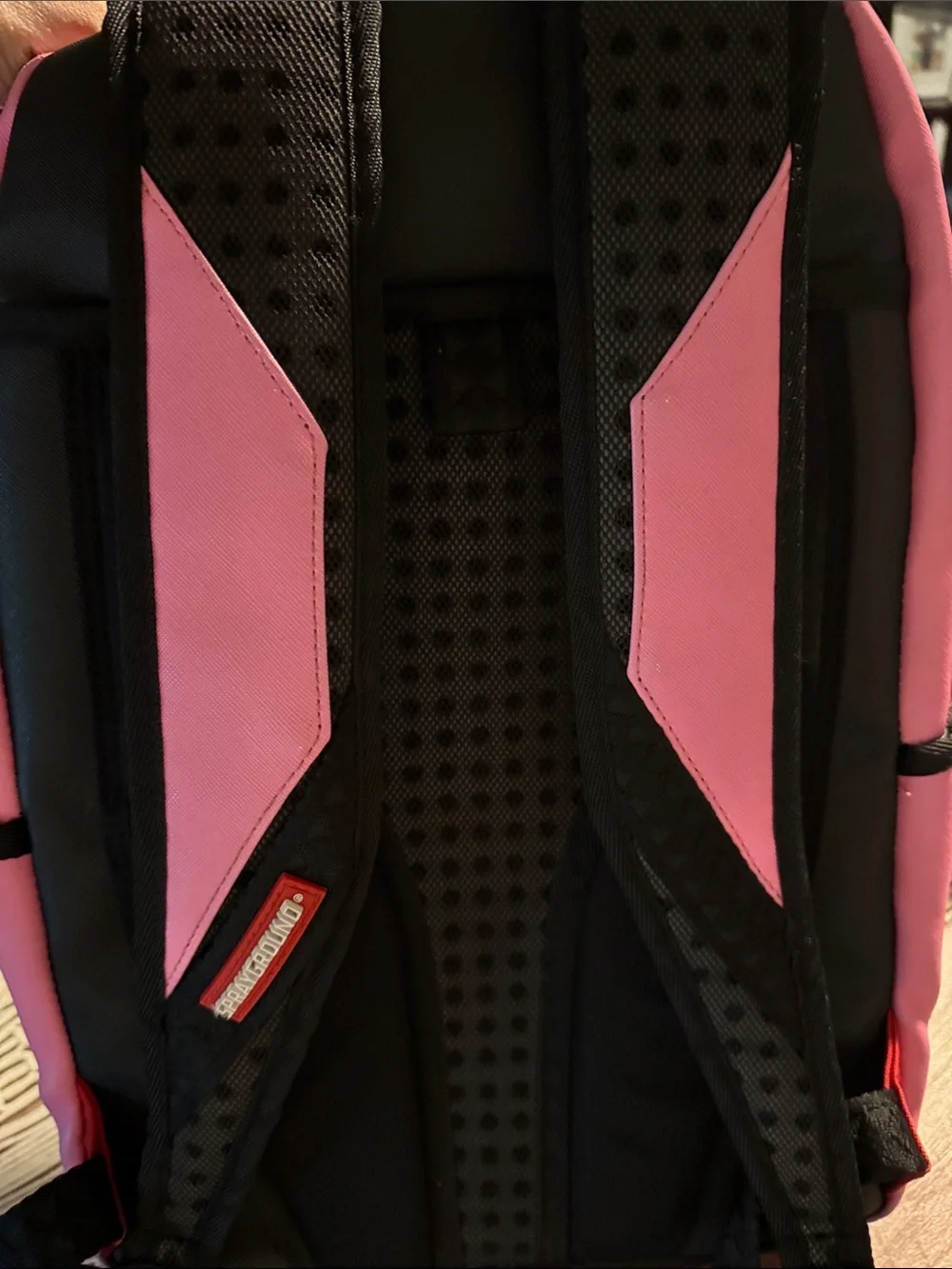 Sprayground Pink Shark Mouth Backpack